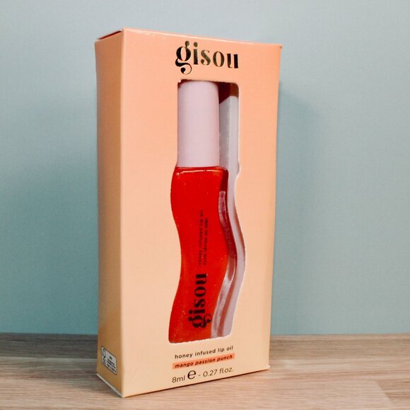 Gisou Honey Infused Lip Oil Mango Passion Punch 8ml 0.27 Fl Oz - Picture 3 of 8